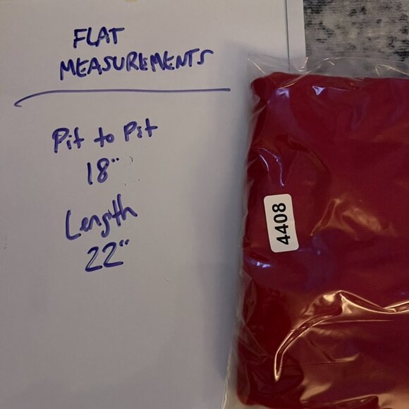 CHARTER CLUB 100% 2-PLY RED CASHMERE SWEATER crew neck short sleeve SZ M - Picture 4 of 4